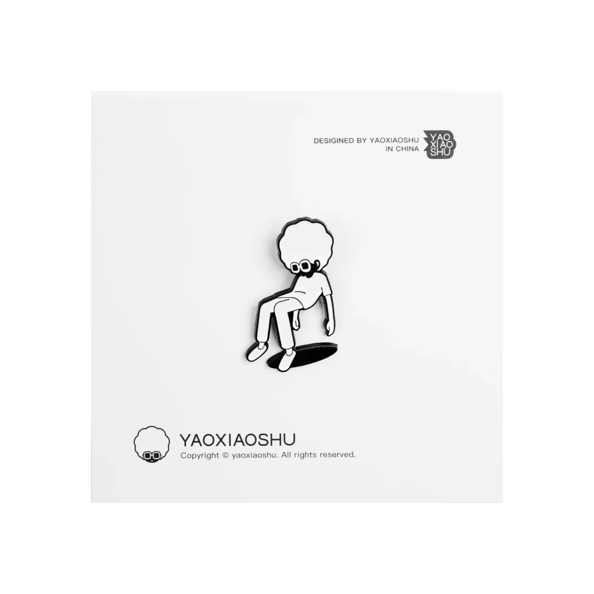 合金胸针｜放轻松