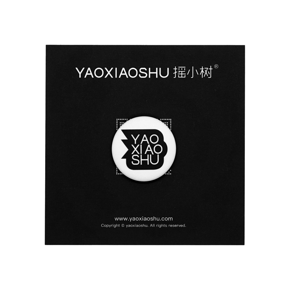 吧唧｜图形Logo系列 白底 32mm