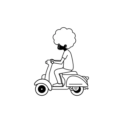 01：骑摩托